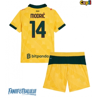 AC Milan Luka Modric #14 Echipament de Fotbal Replică 2025-26 Copii Treilea (+ Șorturi)